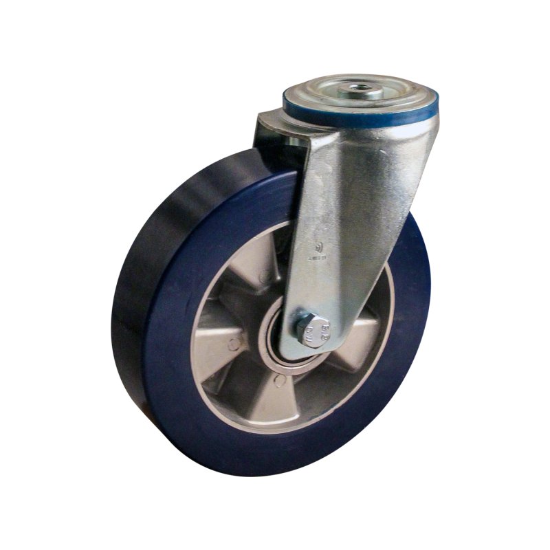 roulette pivotante 200mm série 03 ᠆ 15 trou pour boulon roulement à billes