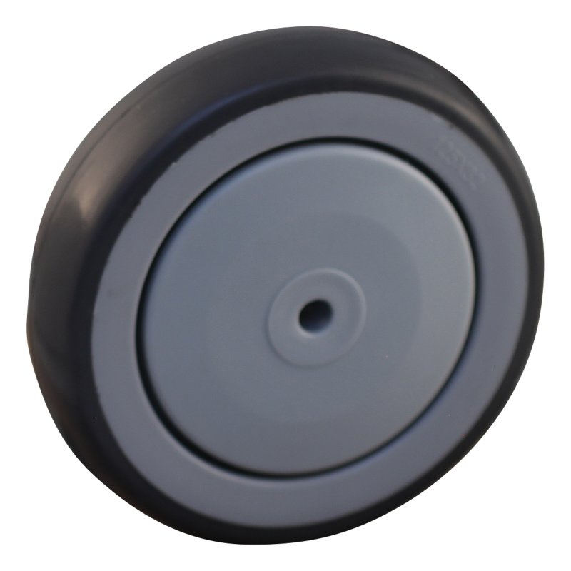 roulette pivotante avec frein 125mm serie 69 ᠆ 38 trou pour boulon roulement à billes