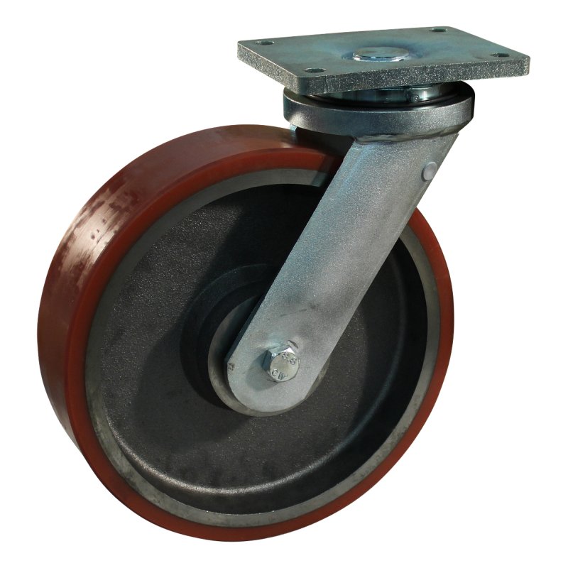 roulette pivotante 250mm série 28 ᠆ 22 montage de la plaque roulement à billes