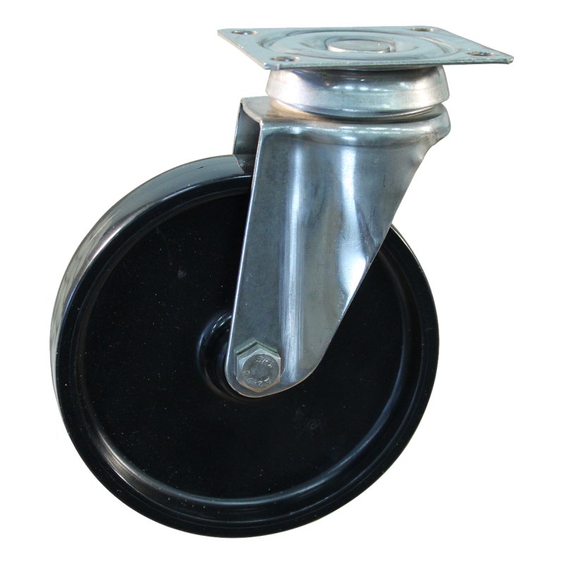 roulette pivotante 125mm serie 65 ᠆ 37 montage de la plaque palier lisse