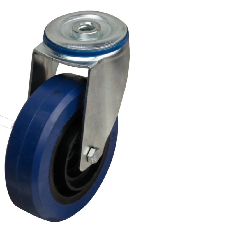 roulette pivotante 125mm série 13 ᠆ 15 trou pour boulon roulement à billes