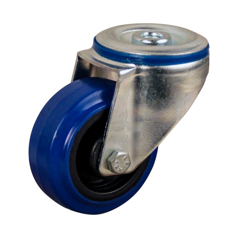 roulette pivotante 80mm série 13 ᠆ 15 trou pour boulon roulement à rouleaux