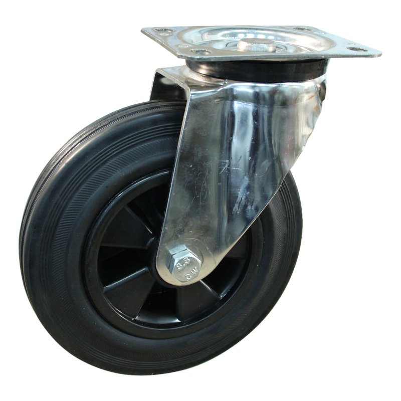 roulette pivotante 180mm série 01 ᠆ 31 montage de la plaque palier lisse