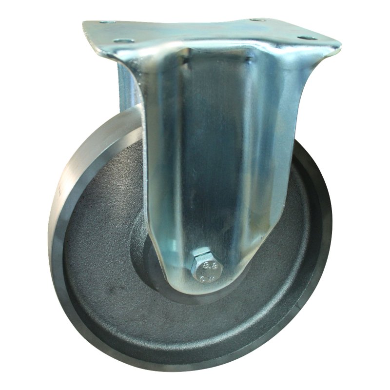 roue fixe 200mm serie 45 ᠆ 14 montage de la plaque palier lisse
