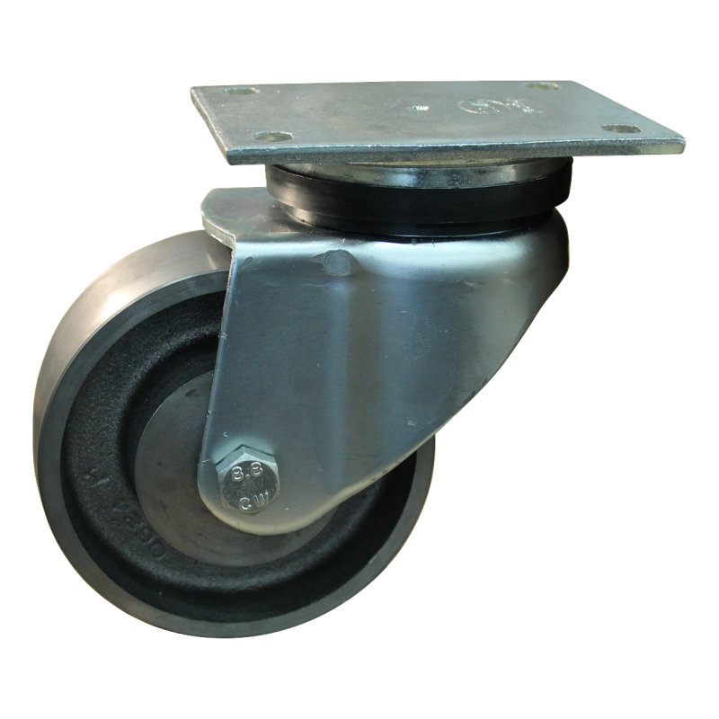 roulette pivotante 130mm serie 45 ᠆ 14 montage de la plaque palier lisse