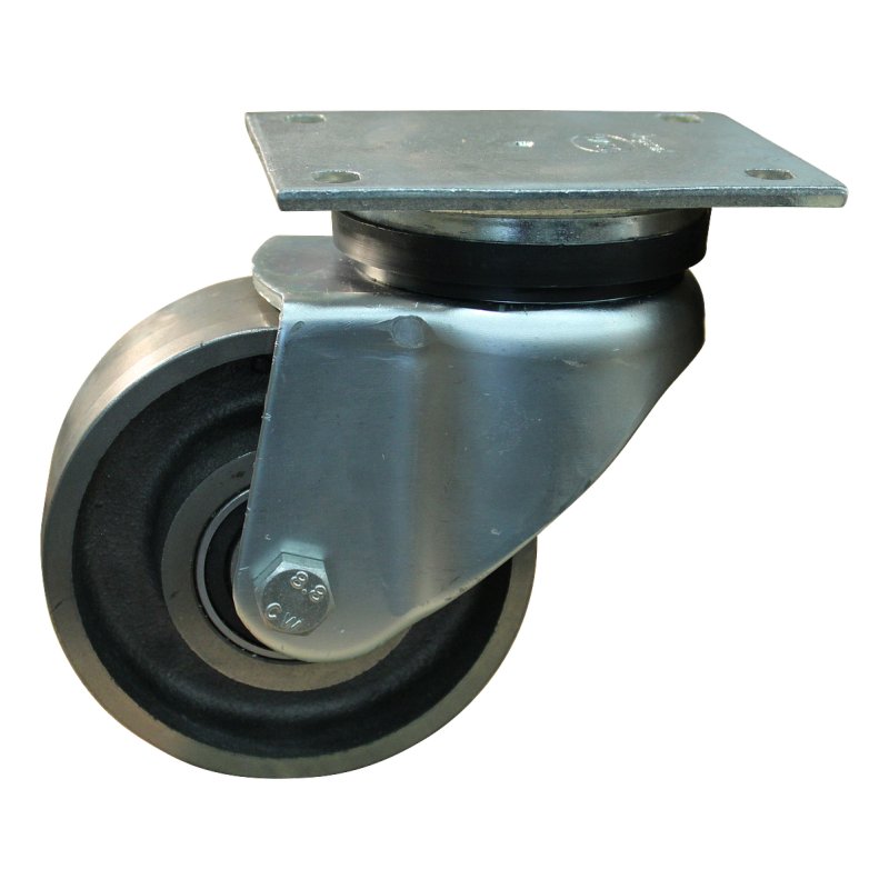 roulette pivotante 130mm serie 45 ᠆ 14 montage de la plaque roulement à billes