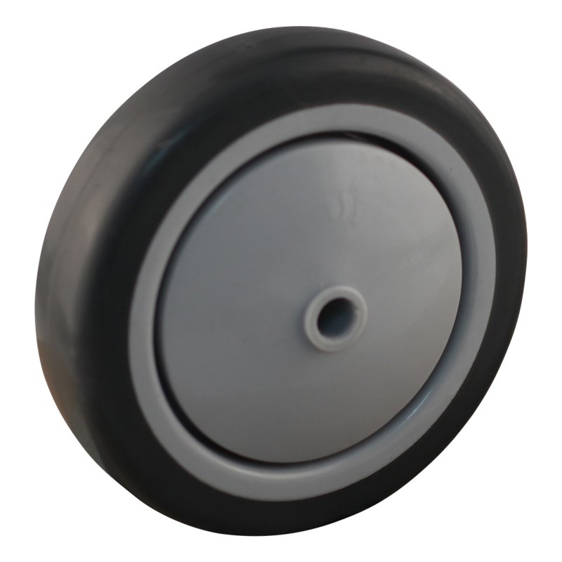 roulette pivotante avec frein 125mm serie 19 ᠆ 30 trou pour boulon roulement à billes