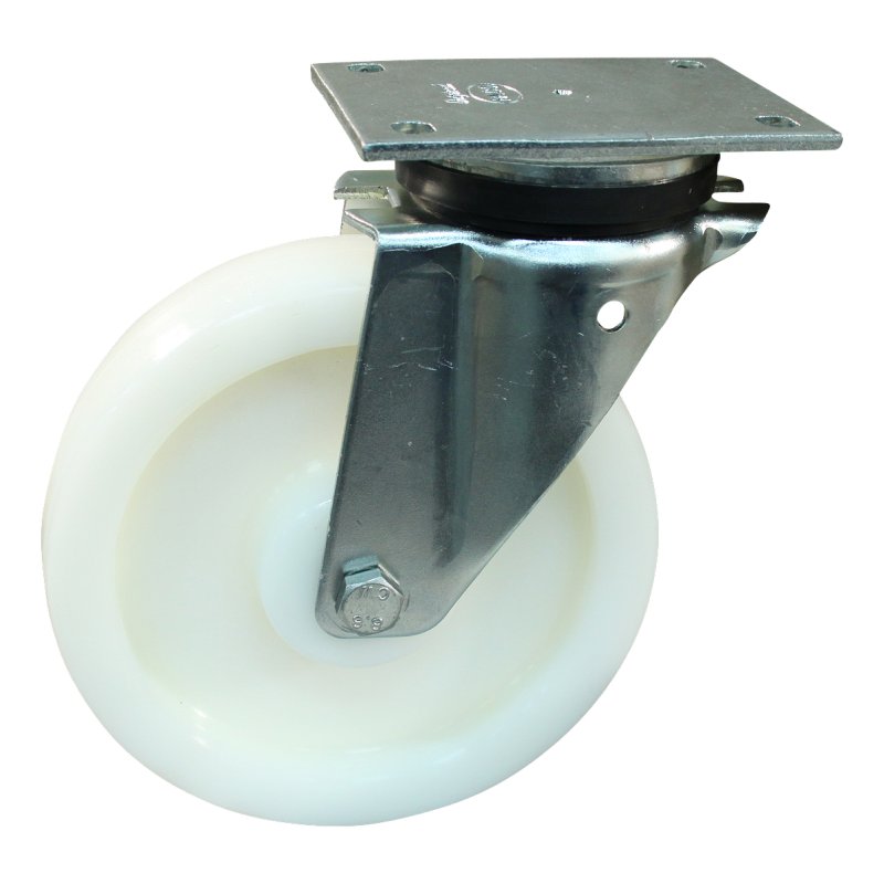 roulette pivotante 200mm serie 33 ᠆ 14 montage de la plaque palier lisse