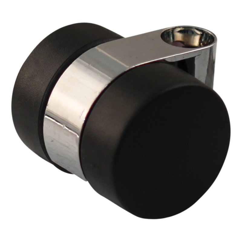 roulette pivotante 30mm série 74-77 draadstift M8 palier lisse
