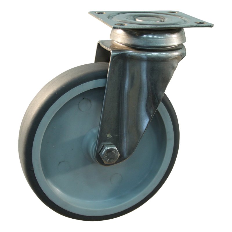 roulette pivotante 50mm serie 68 ᠆ 37 montage de la plaque palier lisse