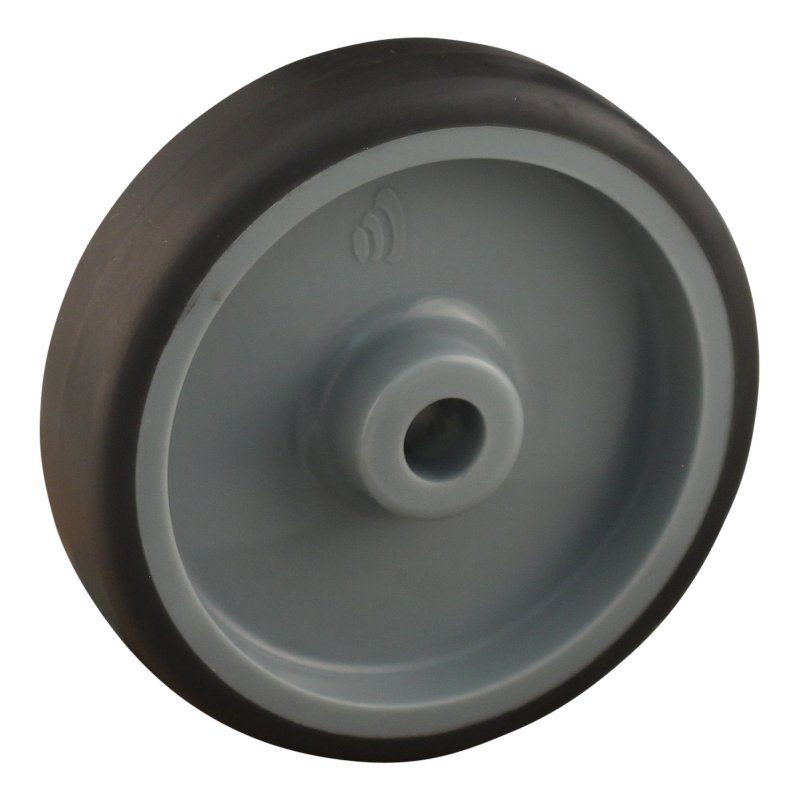 roulette pivotante avec frein 100mm serie 68 ᠆ 37 montage de la plaque palier lisse
