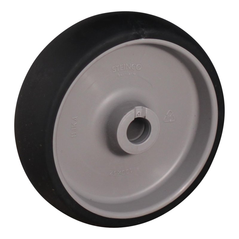 roulette pivotante 100mm serie 66 ᠆ 37 montage de la plaque palier lisse