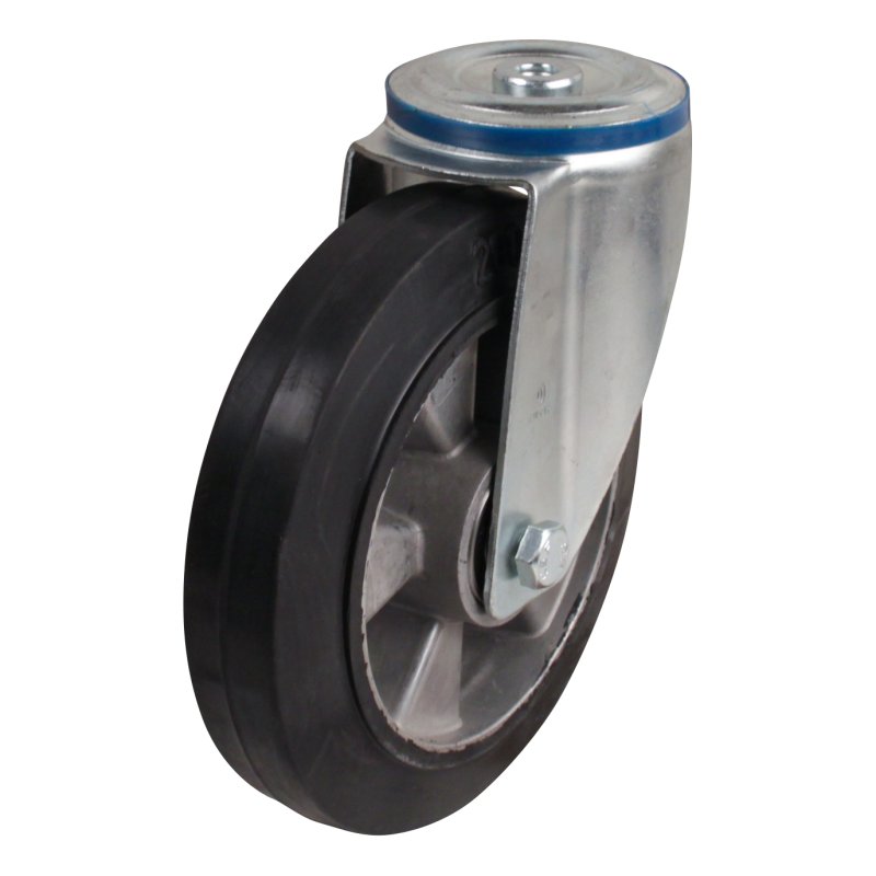 roulette pivotante 160mm série 10 ᠆ 15 trou pour boulon roulement à billes