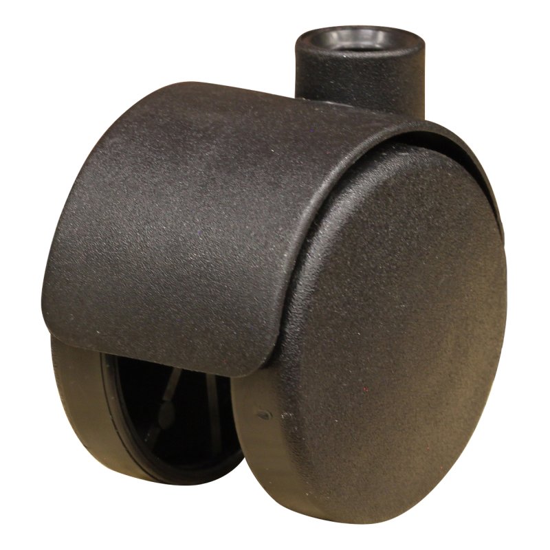 roulette pivotante 40mm série 65 - 68 draadstift M8 palier lisse