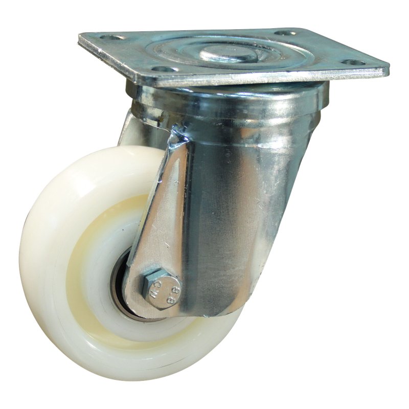 roulette pivotante 125mm serie 33 ᠆ 18 montage de la plaque palier lisse