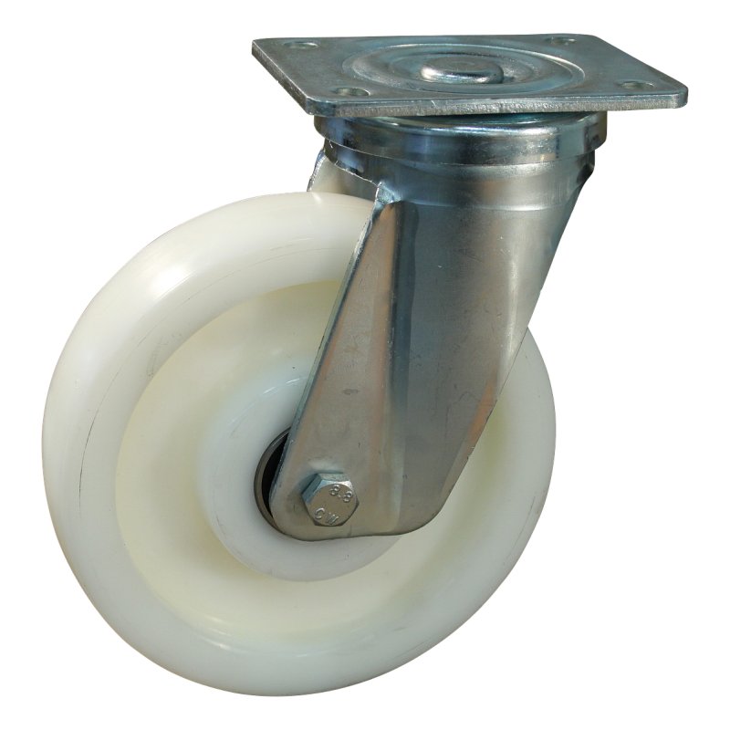 roulette pivotante 200mm serie 33 ᠆ 18 montage de la plaque palier lisse