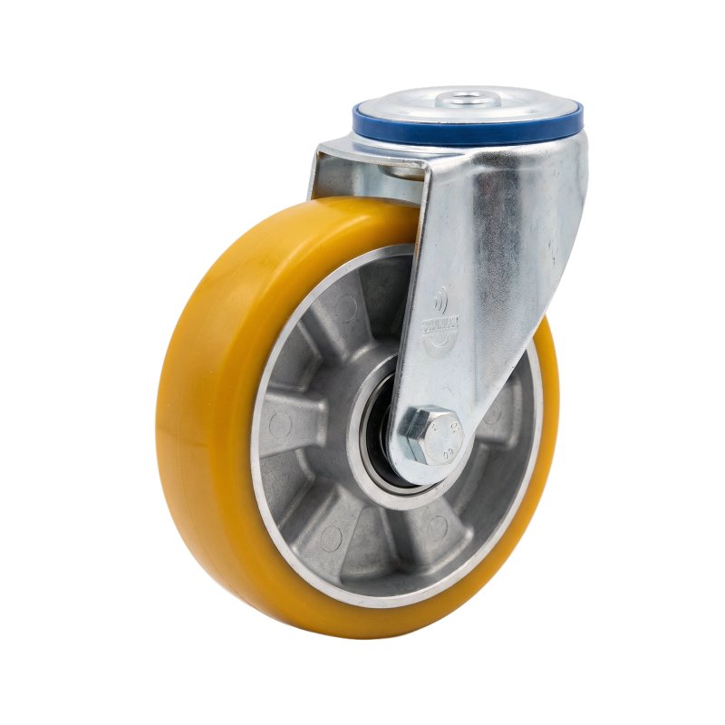 roulette pivotante 160mm série 29 ᠆ 15 trou pour boulon roulement à billes