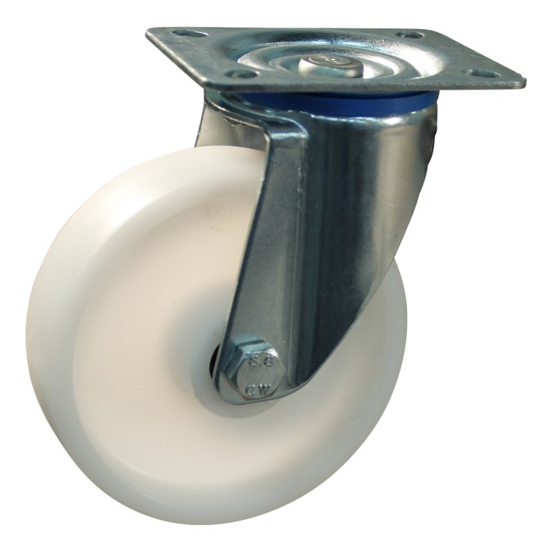roulette pivotante 125mm serie 34 ᠆ 12 montage de la plaque palier lisse