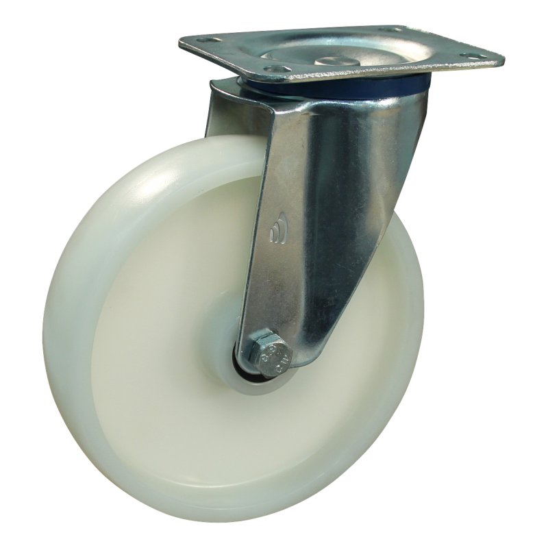 roulette pivotante 175mm serie 34 ᠆ 12 montage de la plaque palier lisse