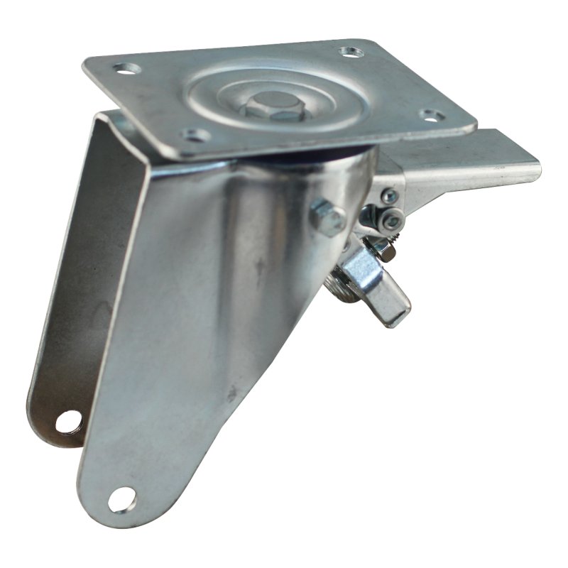 roulette pivotante avec frein 250mm serie 34 ᠆ 12 montage de la plaque roulement à billes