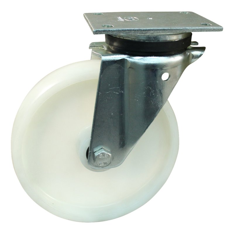 roulette pivotante 200mm serie 34 ᠆ 14 montage de la plaque palier lisse