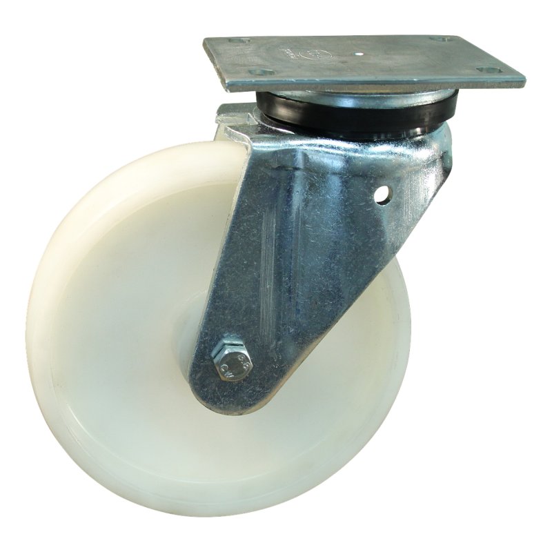 roulette pivotante 250mm serie 34 ᠆ 14 montage de la plaque palier lisse