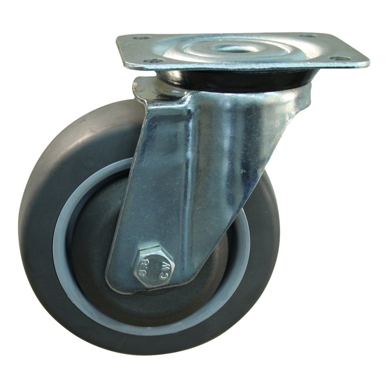 roulette pivotante 160mm serie 19 ᠆ 15 montage de la plaque roulement à billes
