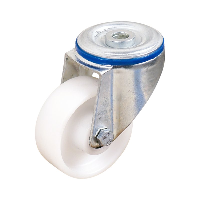 roulette pivotante 80mm serie 34 ᠆ 15 trou pour boulon roulement à rouleaux