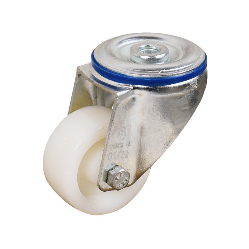roulette pivotante 180mm serie 34 ᠆ 15 trou pour boulon palier lisse