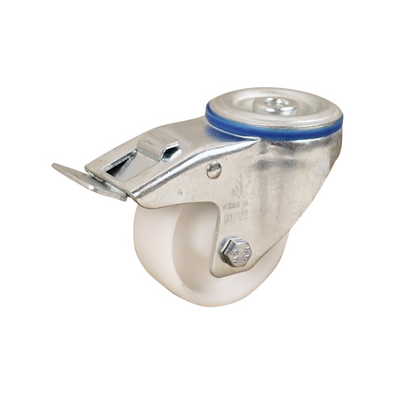 roulette pivotante avec frein 150mm serie 34 ᠆ 15 goupille roulement à billes
