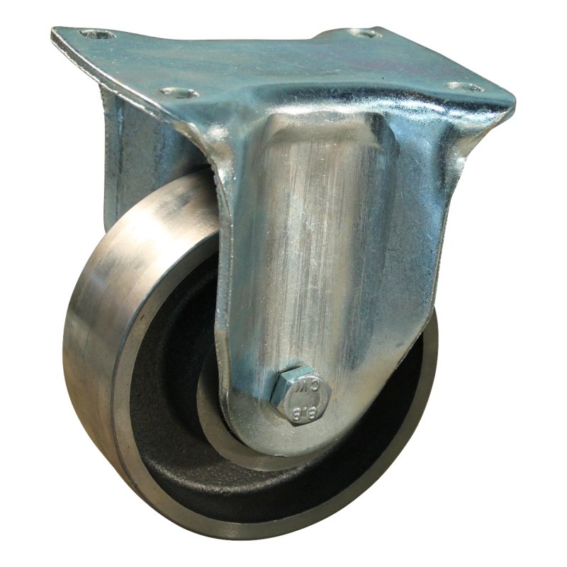 roue fixe 150mm serie 45 ᠆ 18 montage de la plaque palier lisse