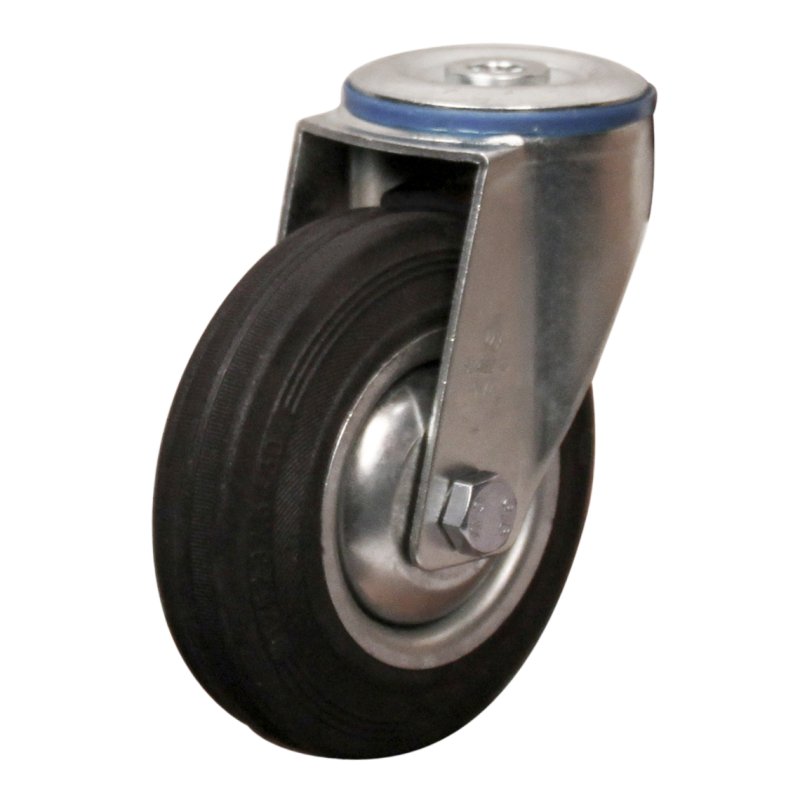 roulette pivotante 125mm série 02 ᠆ 15 trou pour boulon konus-kogellager