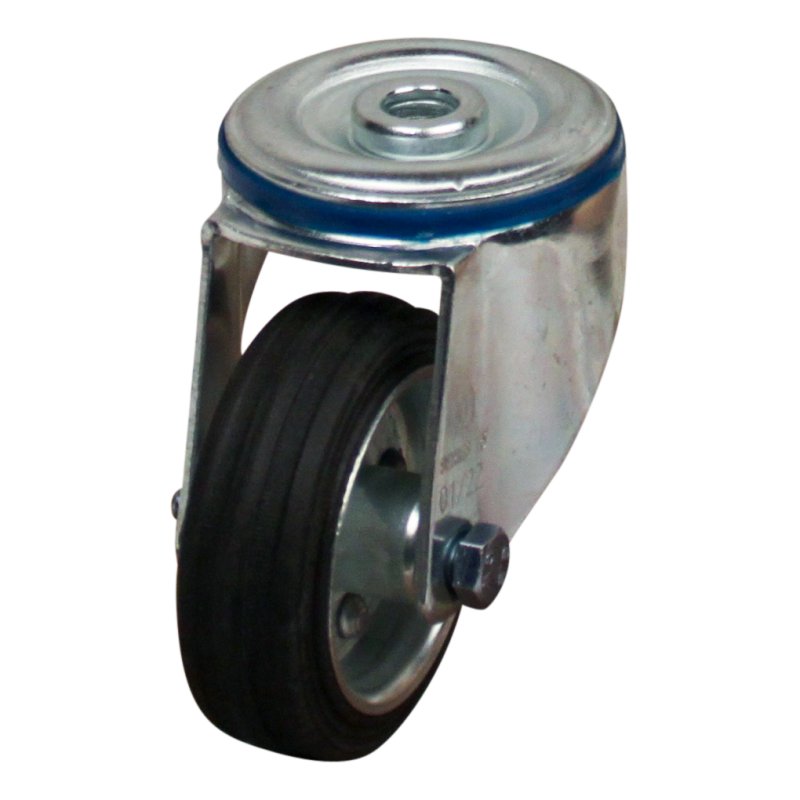 roulette pivotante 80mm série 02 ᠆ 15 trou pour boulon roulement à rouleaux
