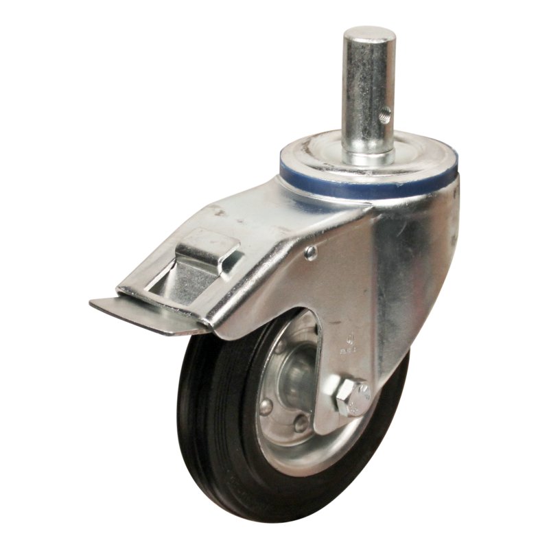 roulette pivotante avec frein 160mm série 02 ᠆ 15 goupille roulement à rouleaux