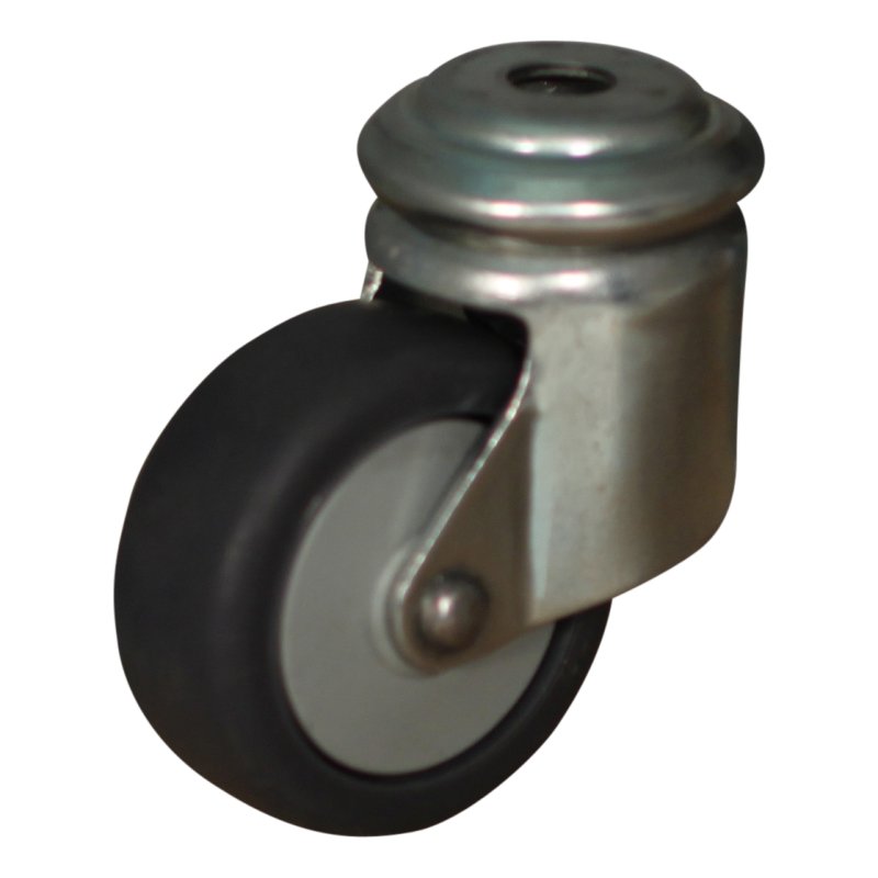 roulette pivotante 50mm série 64 - 43 draadstift M10 palier lisse