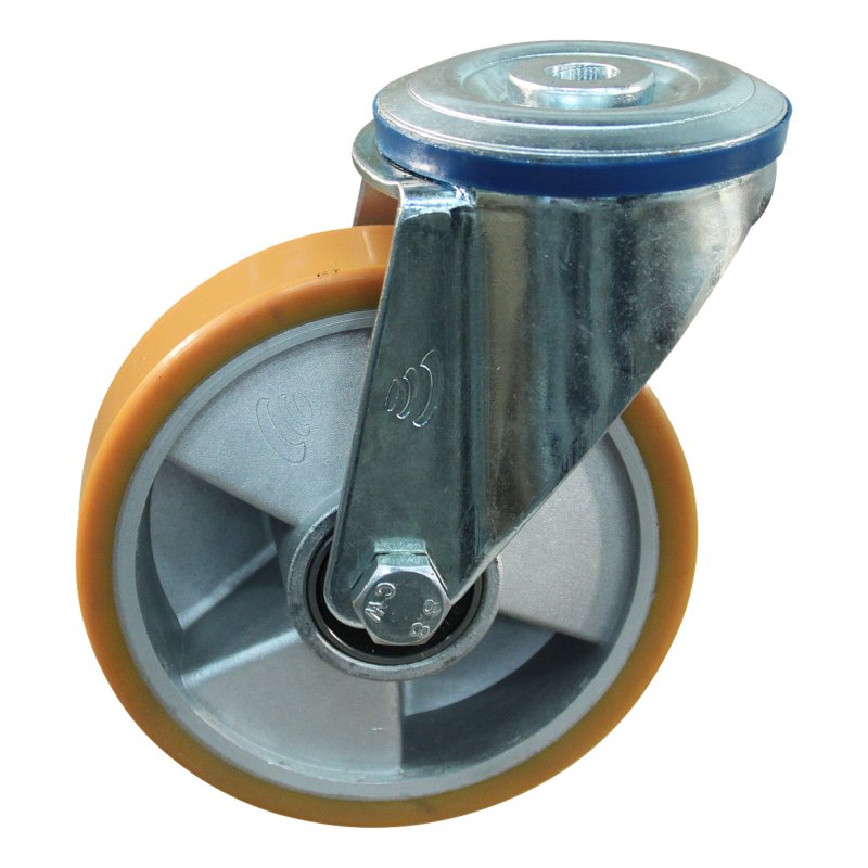 roulette pivotante 125mm série 29 ᠆ 10 trou pour boulon roulement à billes
