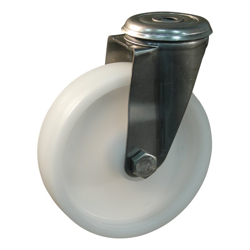 roulette pivotante 100mm serie 34 ᠆ 30 trou pour boulon palier lisse