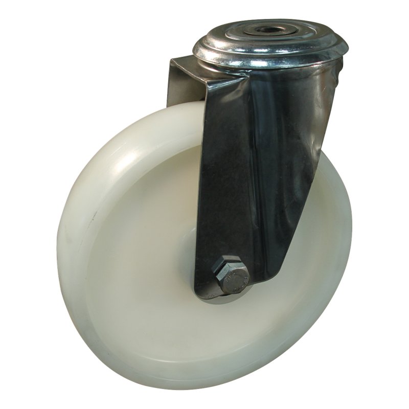 roulette pivotante 200mm serie 34 ᠆ 30 trou pour boulon palier lisse