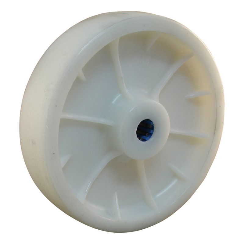 roulette pivotante 200mm serie 34 ᠆ 30 trou pour boulon roulement à aiguilles éxécution inox