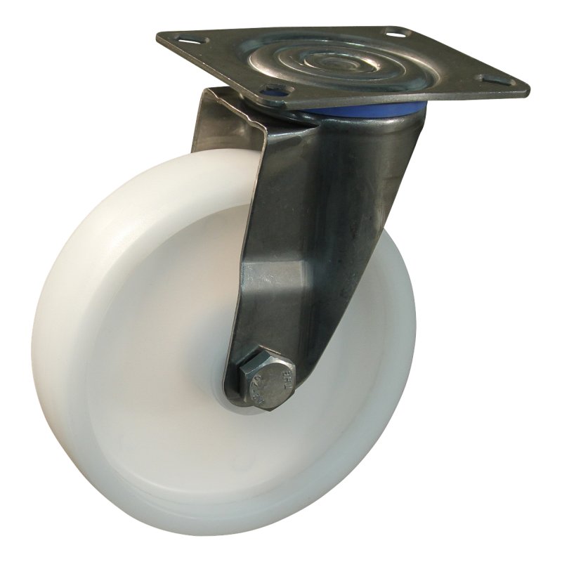 roulette pivotante 80mm serie 34 ᠆ 30 montage de la plaque palier lisse