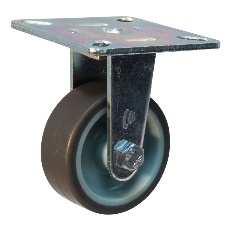 roue fixe 50mm serie 68 ᠆ 60 montage de la plaque montage de la plaque palier lisse