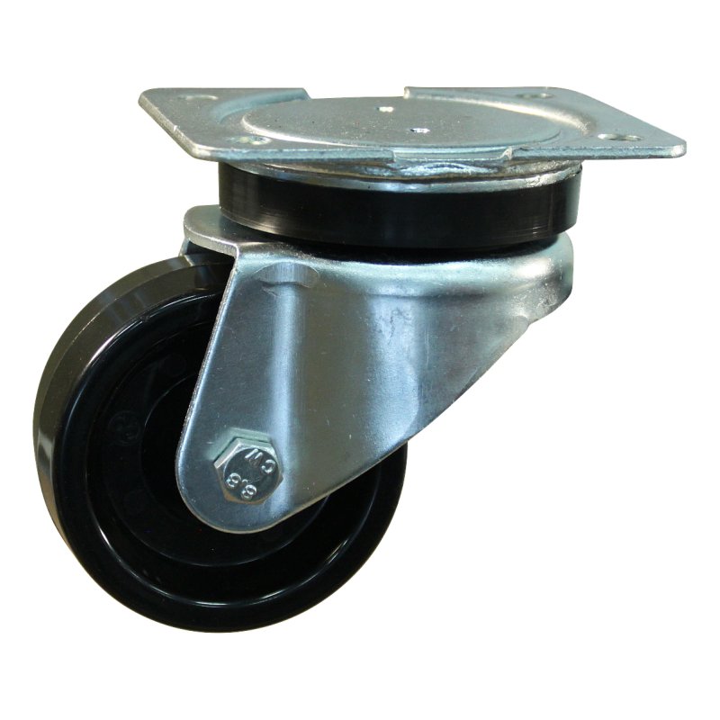 roulette pivotante 80mm serie 35 ᠆ 14 montage de la plaque palier lisse