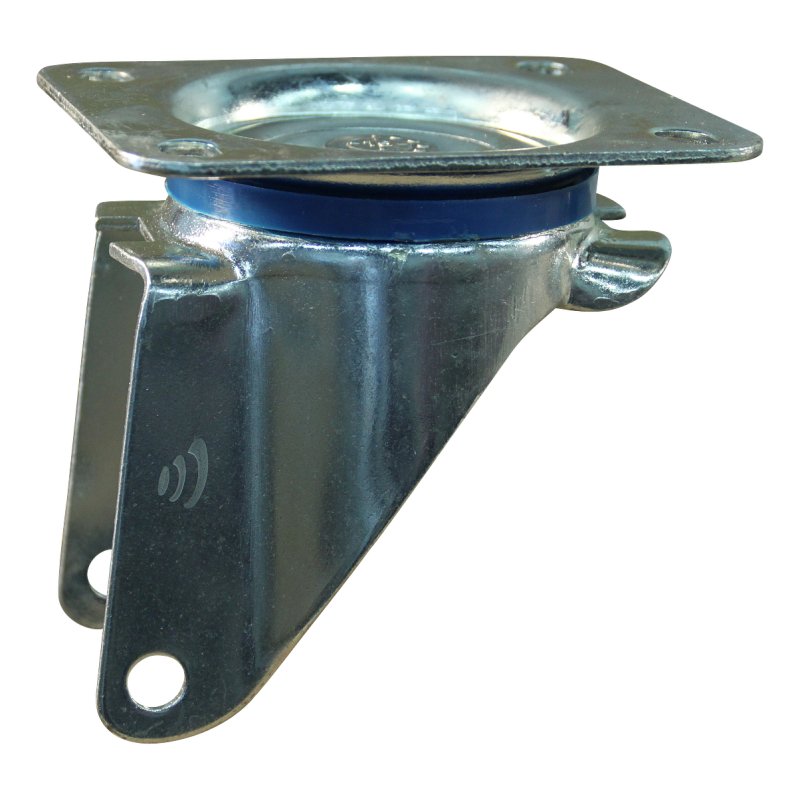 roulette pivotante 160mm serie 11 ᠆ 12 plaatbevestiging met uitsparing richtingvastzetter roulement à rouleaux