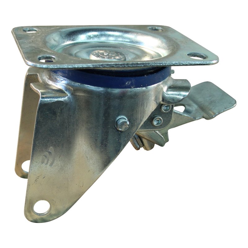 roulette pivotante avec frein 160mm serie 11 ᠆ 12 plaatbevestiging met uitsparing richtingvastzetter roulement à rouleaux