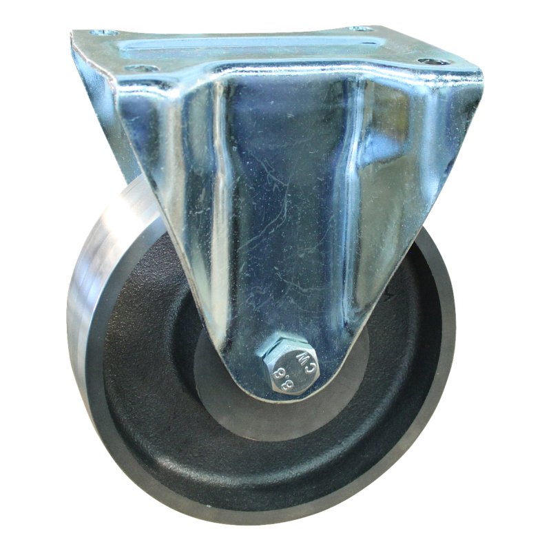 roue fixe 200mm serie 45 ᠆ 12 montage de la plaque palier lisse