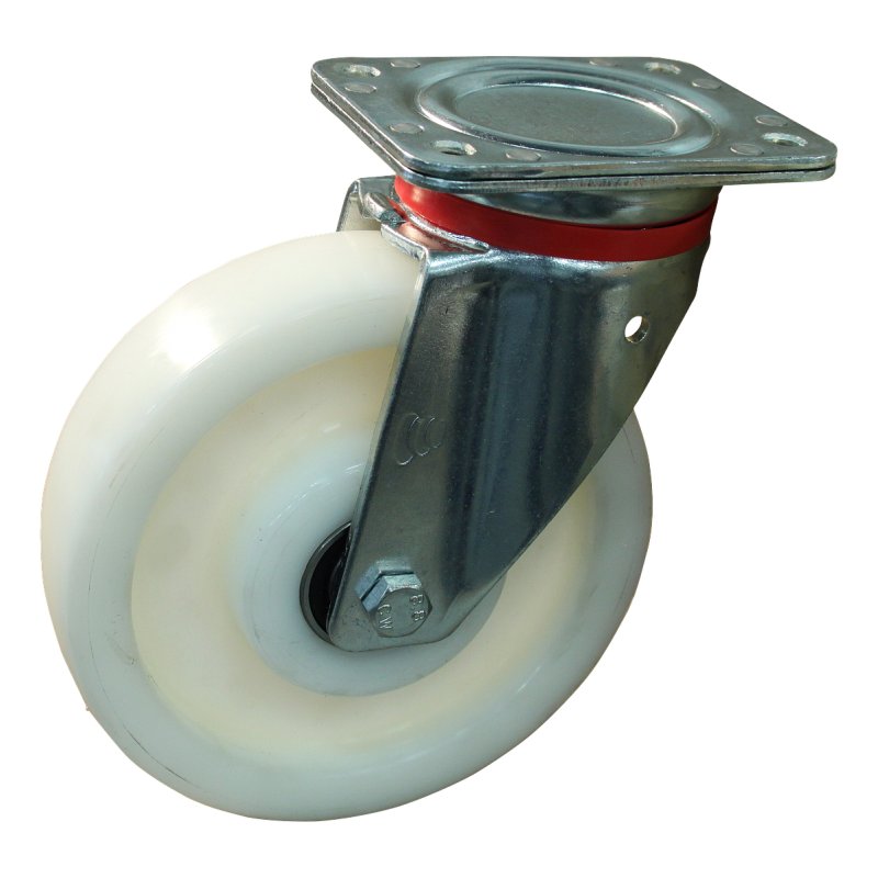 roulette pivotante 200mm serie 33 ᠆ 17 montage de la plaque palier lisse