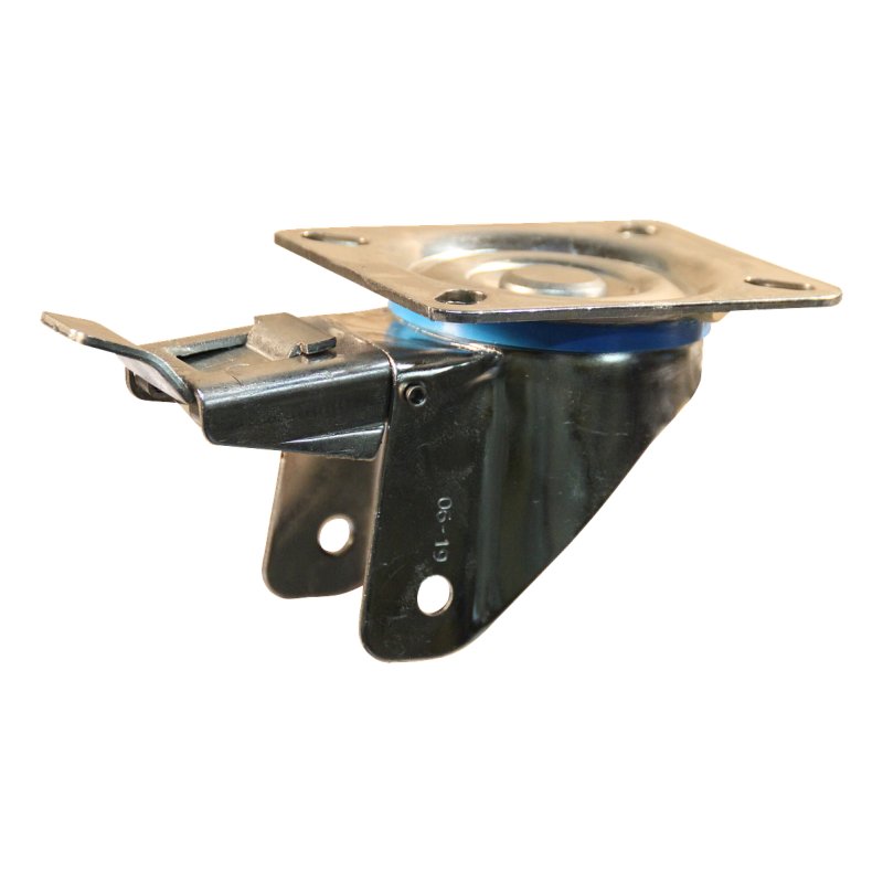 roulette pivotante avec frein 80mm serie 11 ᠆ 31 montage de la plaque palier lisse