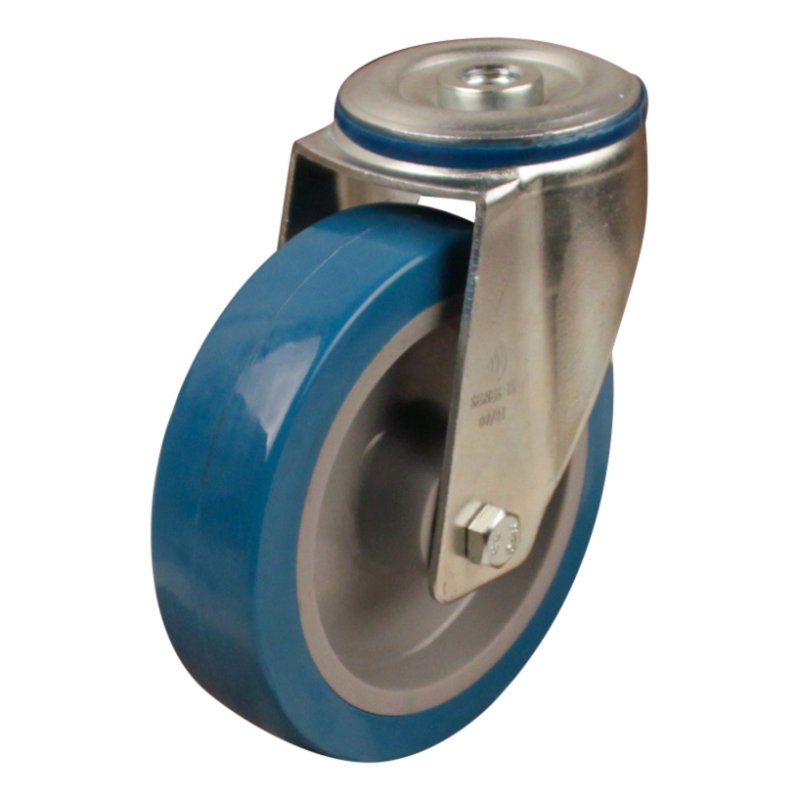roulette pivotante 125mm serie 21 ᠆ 15 trou pour boulon roulement à rouleaux