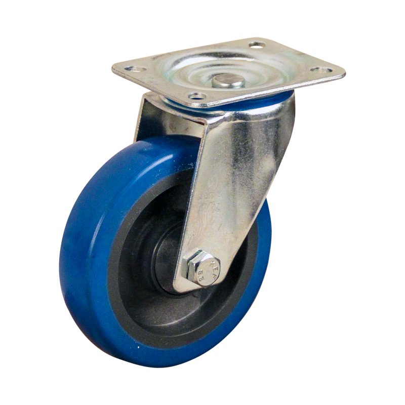 roulette pivotante 125mm serie 21 ᠆ 15 trou pour boulon roulement à billes