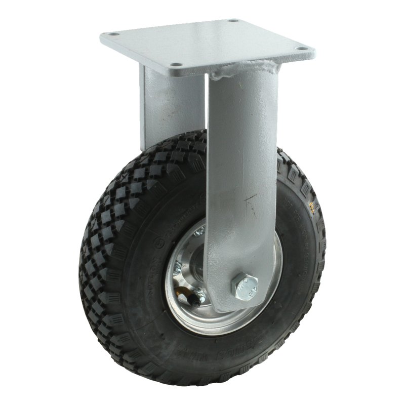 roue fixe 3.00-4 2.10-4H2 ET0 roulement à rouleaux Ø25 NL75mm métal V-6605 gris argent 20 montage de la plaque roulement à roule